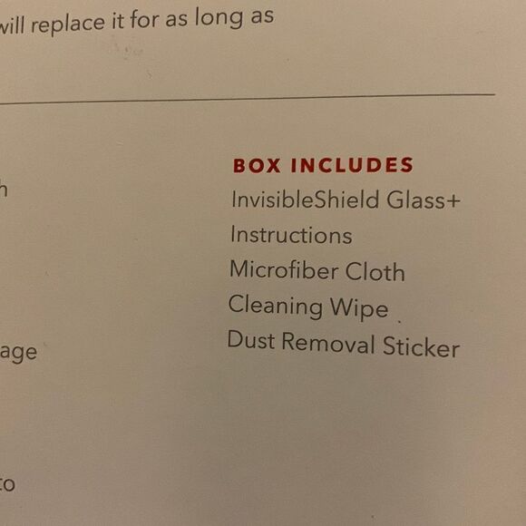 Zagg Invisible shield for iPad 7th & 8th generation/compatible with 9th - Picture 3 of 5